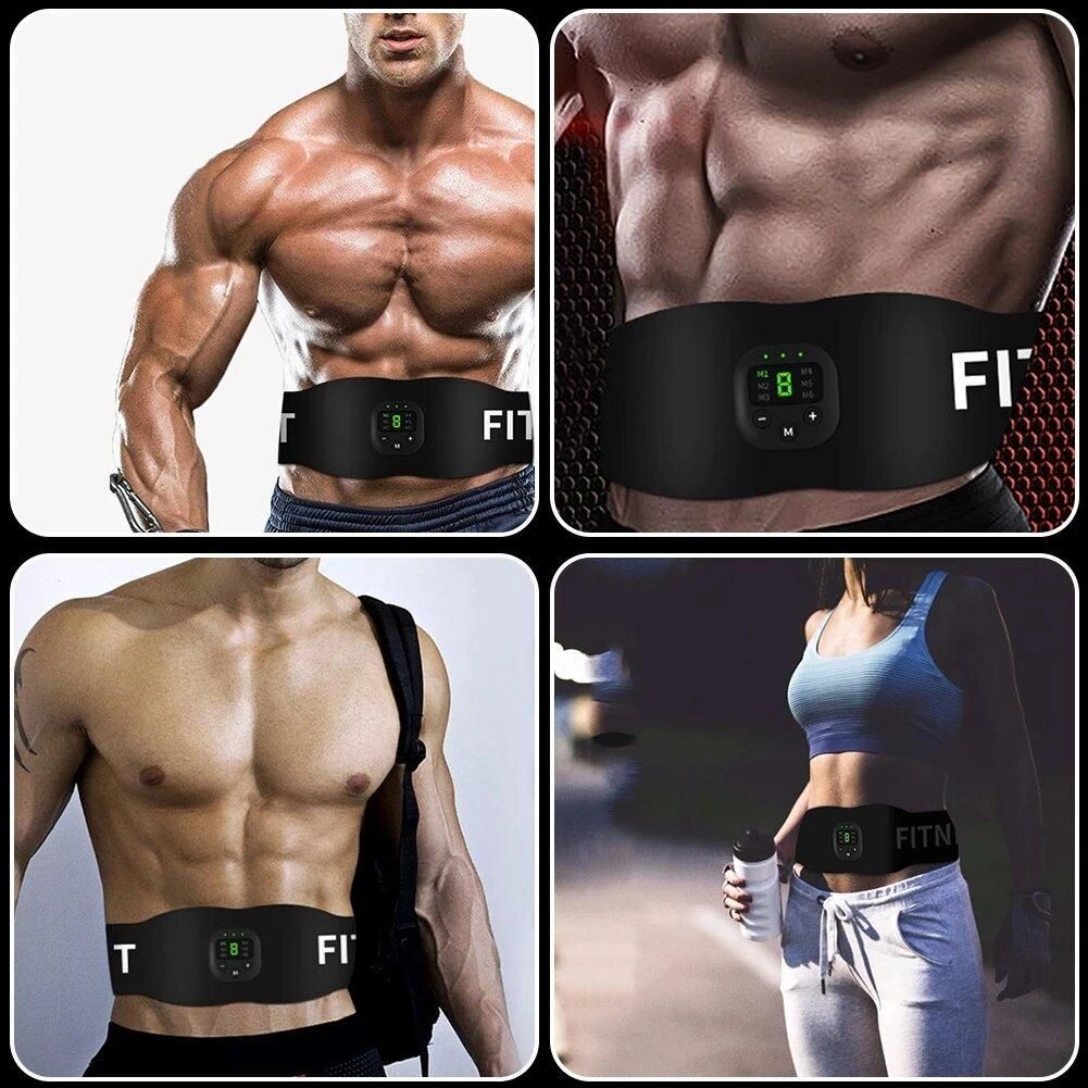 Electronic Abdominal Muscle Stimulator Smart Fitness Ab Belt