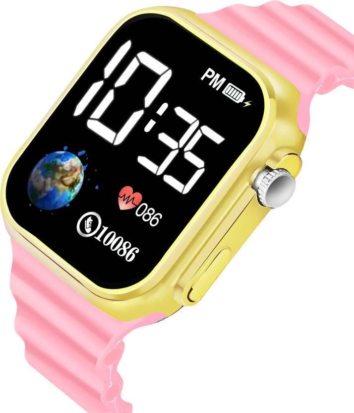 Unisex LED Luxurious Fashion Silicone Digital Watch (D-1036)