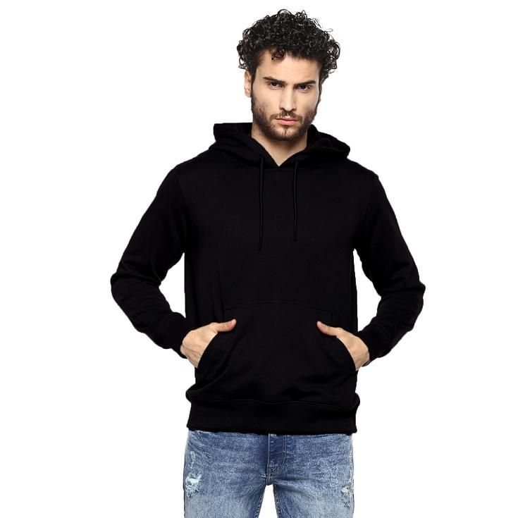 Cotton Solid Hoodie