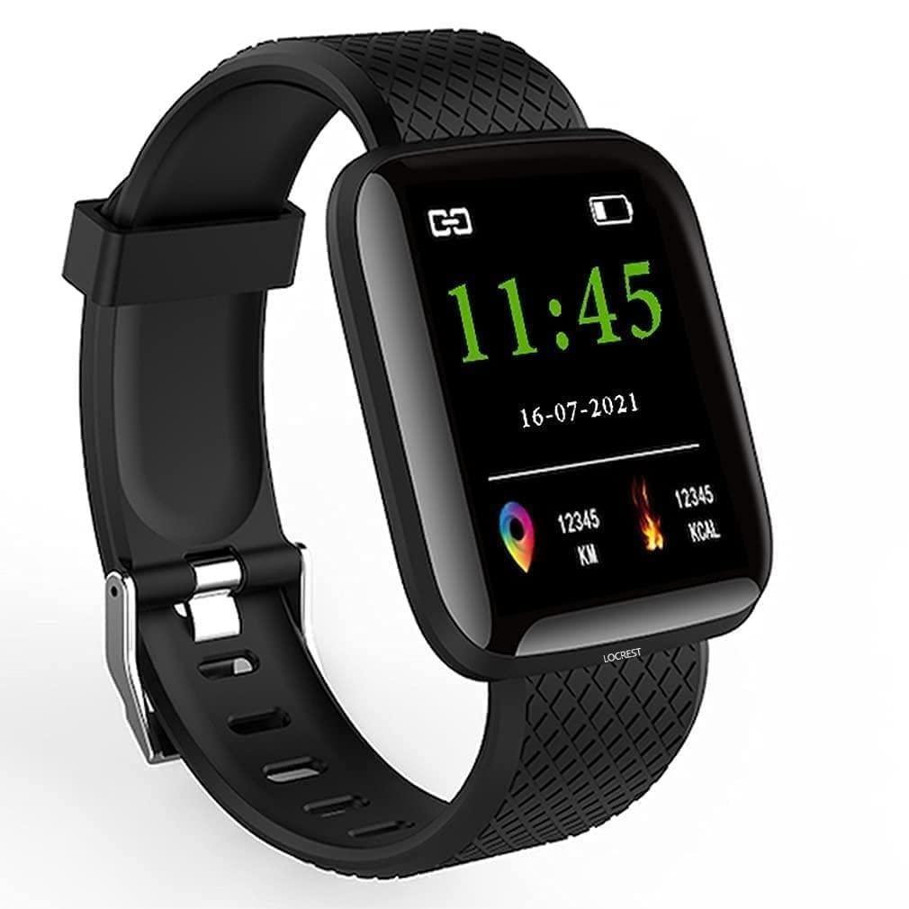 ID116 Plus Smart Bracelet Fitness Tracker Color Screen Smartwatch Heart Rate Blood Pressure Pedometer Sleep Monitor