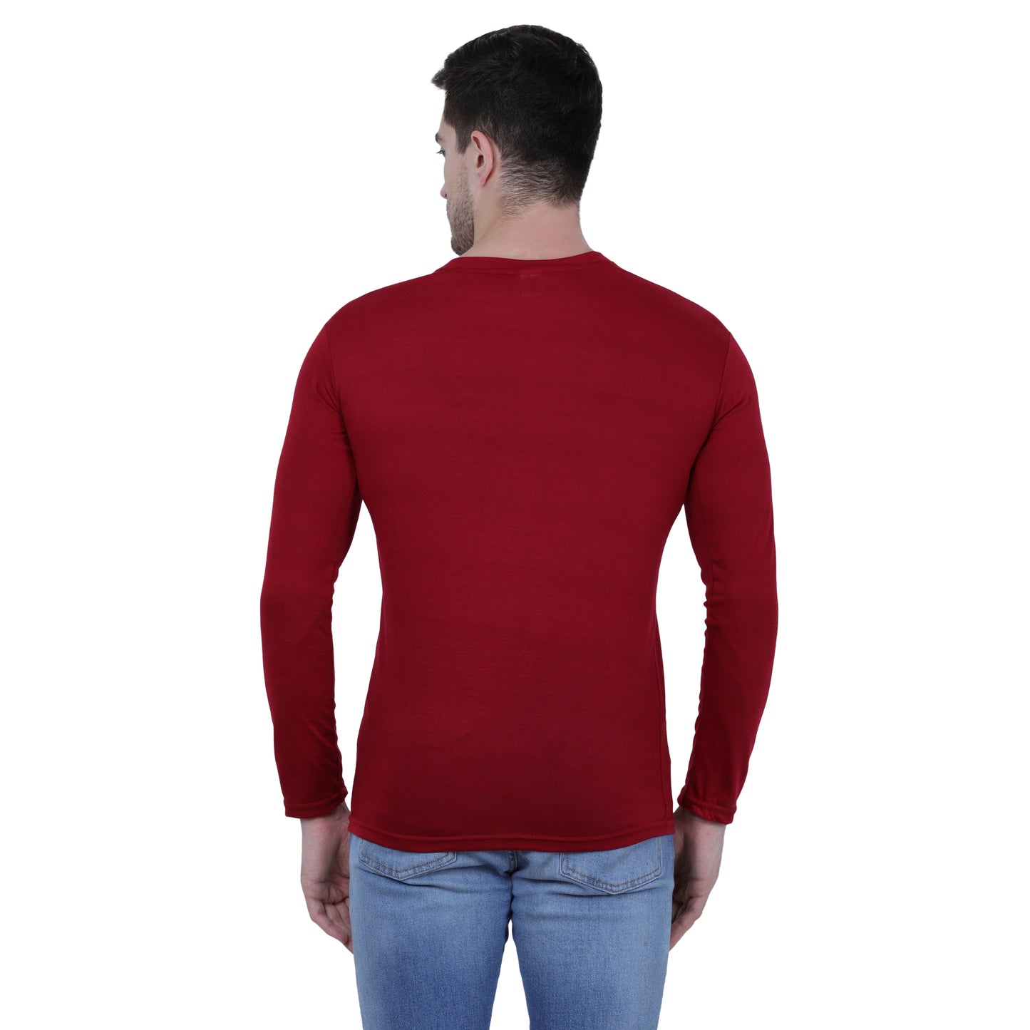 Men's Cotton Round Neck Full Sleeves Stylish Tshirt (Pack of 3)