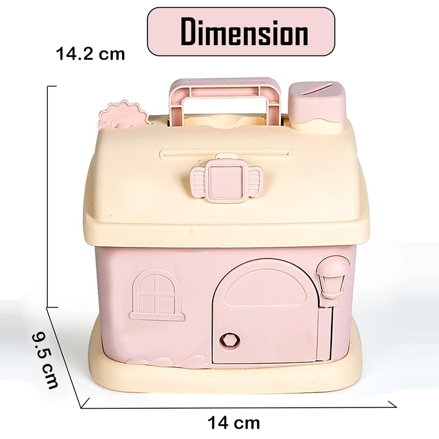 House Shaped Piggy Bank for Kids