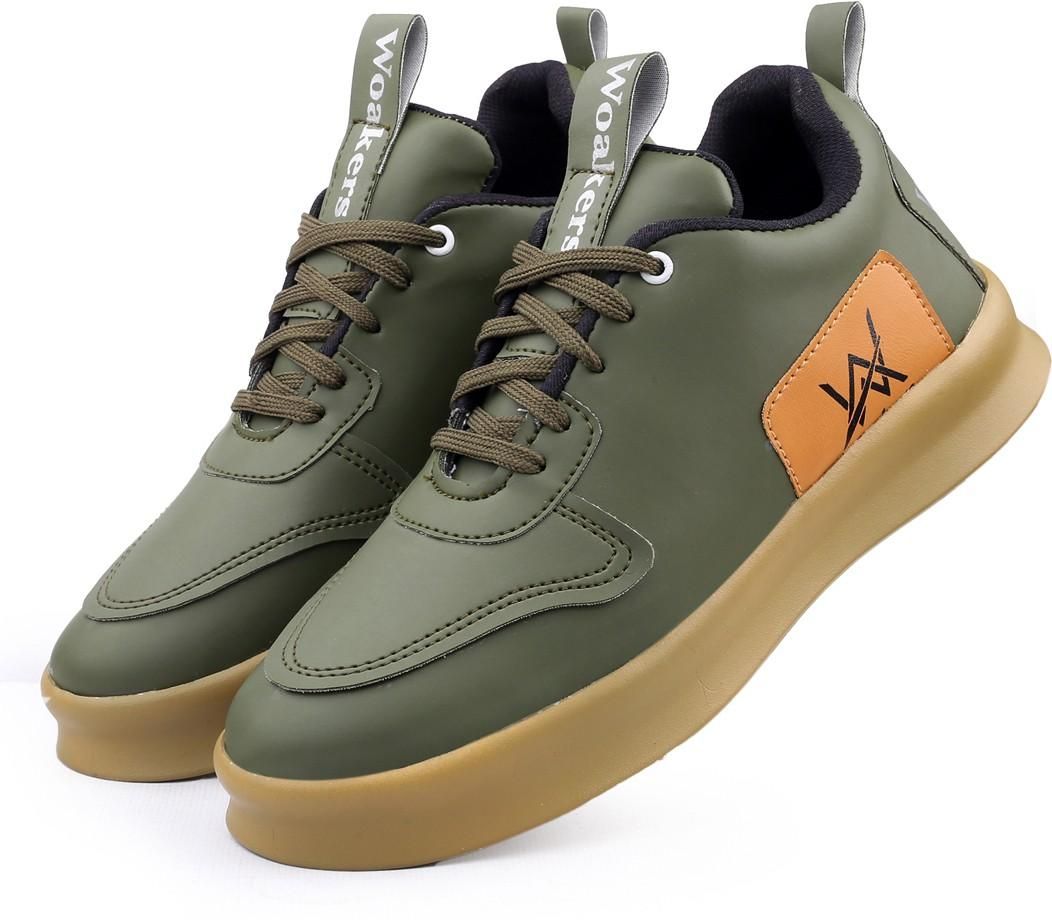 Woakers Green Men's Casual Sneakers