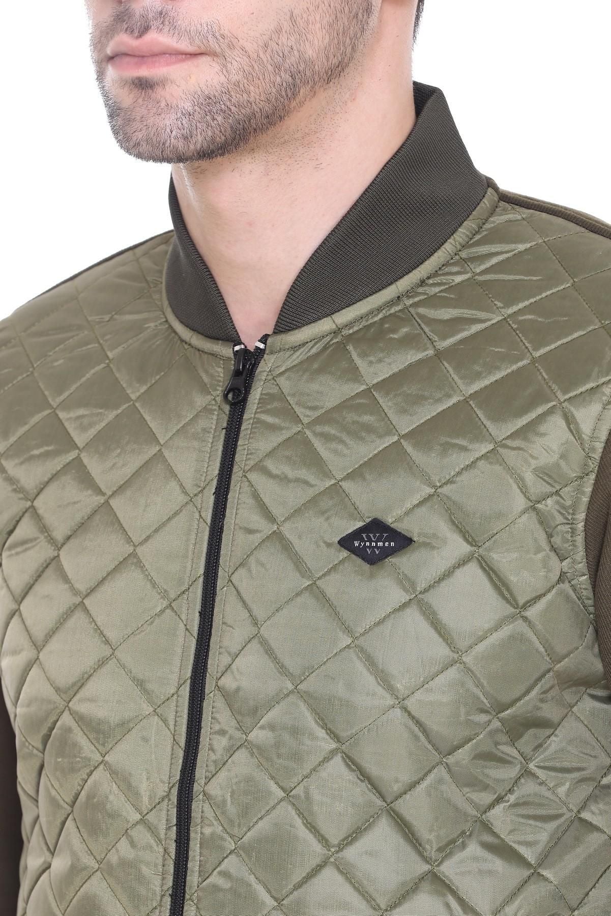 Men Self Design Casual Jacket
