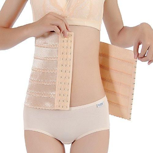 Women's Waist Trainer Corset for Everyday Wear Steel Boned Tummy Control Body Shaper with Adjustable Hooks and Belt