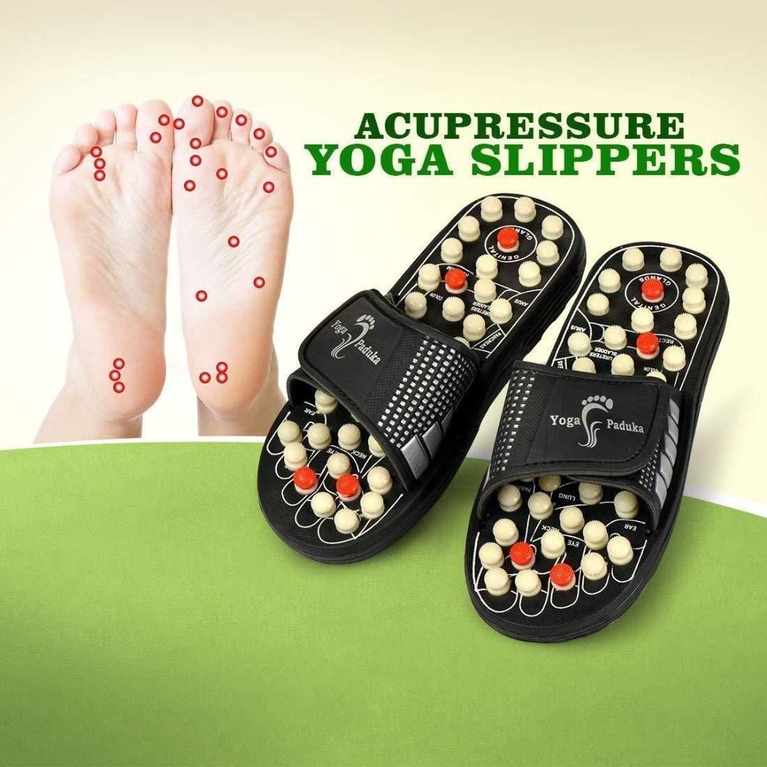 Acupressure Foot Relaxer Massager Slipper With 3 Pair Socks