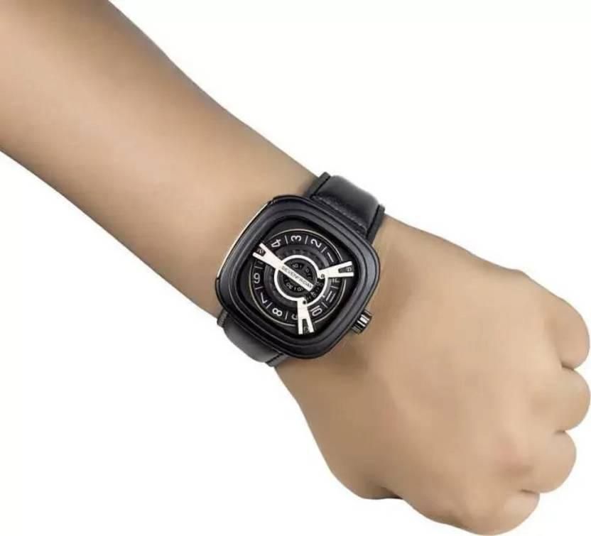 Black strap Fashion Formal Seven Friday Watch Analog Watch