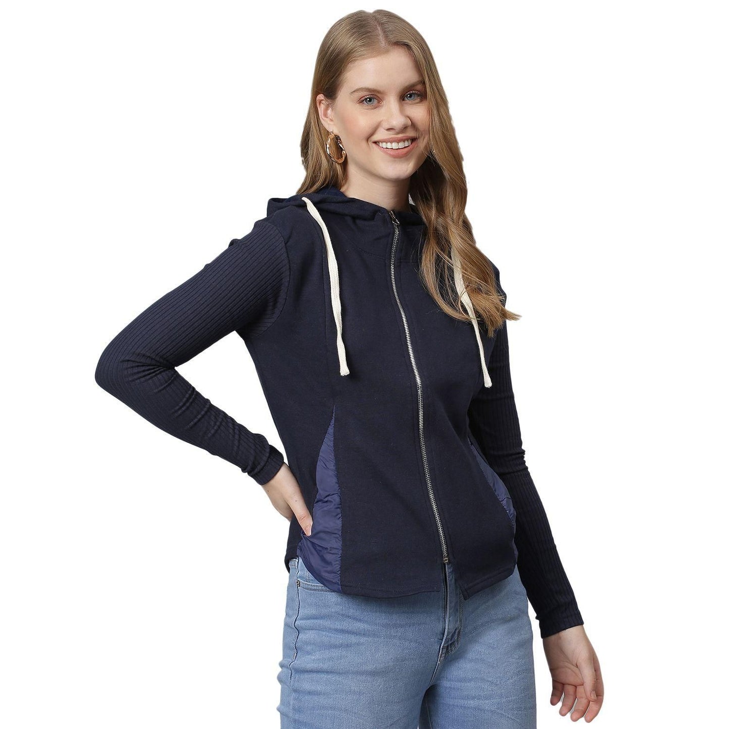 Campus Sutra Women Solid Stylish Casual Jacket